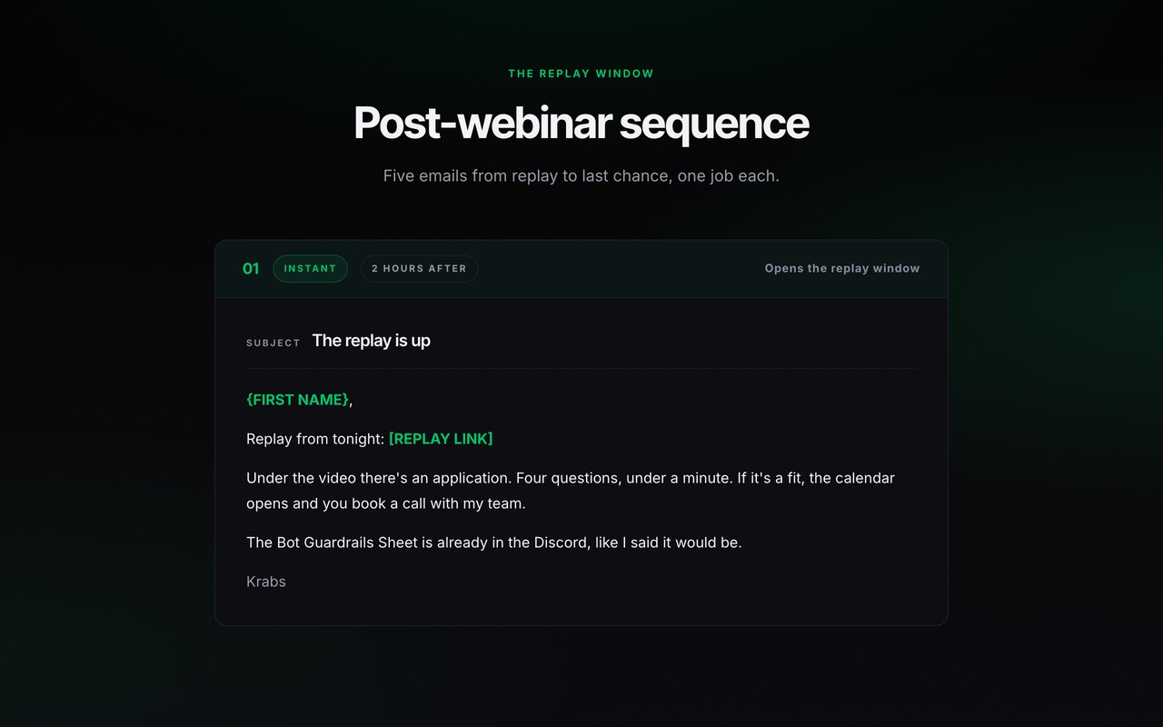 Post-webinar preview