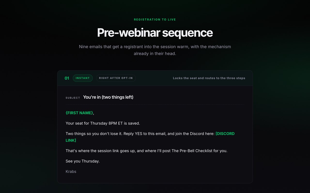 Pre-webinar preview